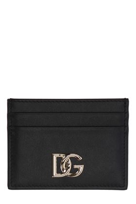 Portacarte con placca con logo Dolce & Gabbana | BI0330AW57680999